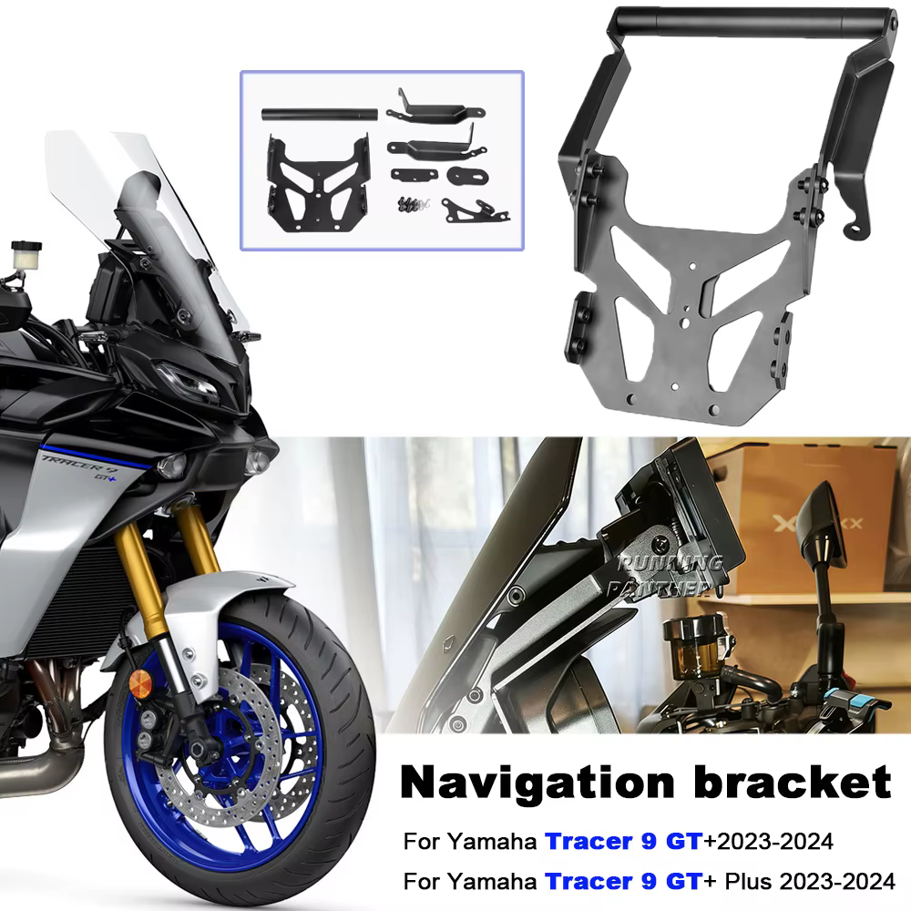 2023 2024 Tracer 9 GT + support de téléphone de Navigation GPS pour YAMAHA Tracer 9GT + Plus Tracer9gt Plus support d'extension de support de téléphone portable