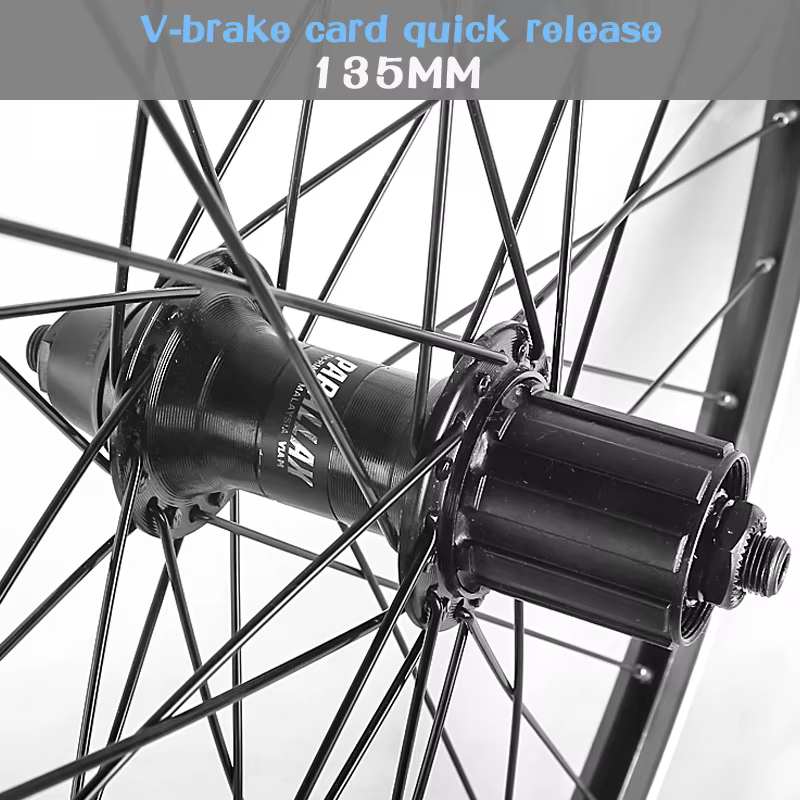 Jeu de roues de vélo de montagne ROCKBAO 20 pouces