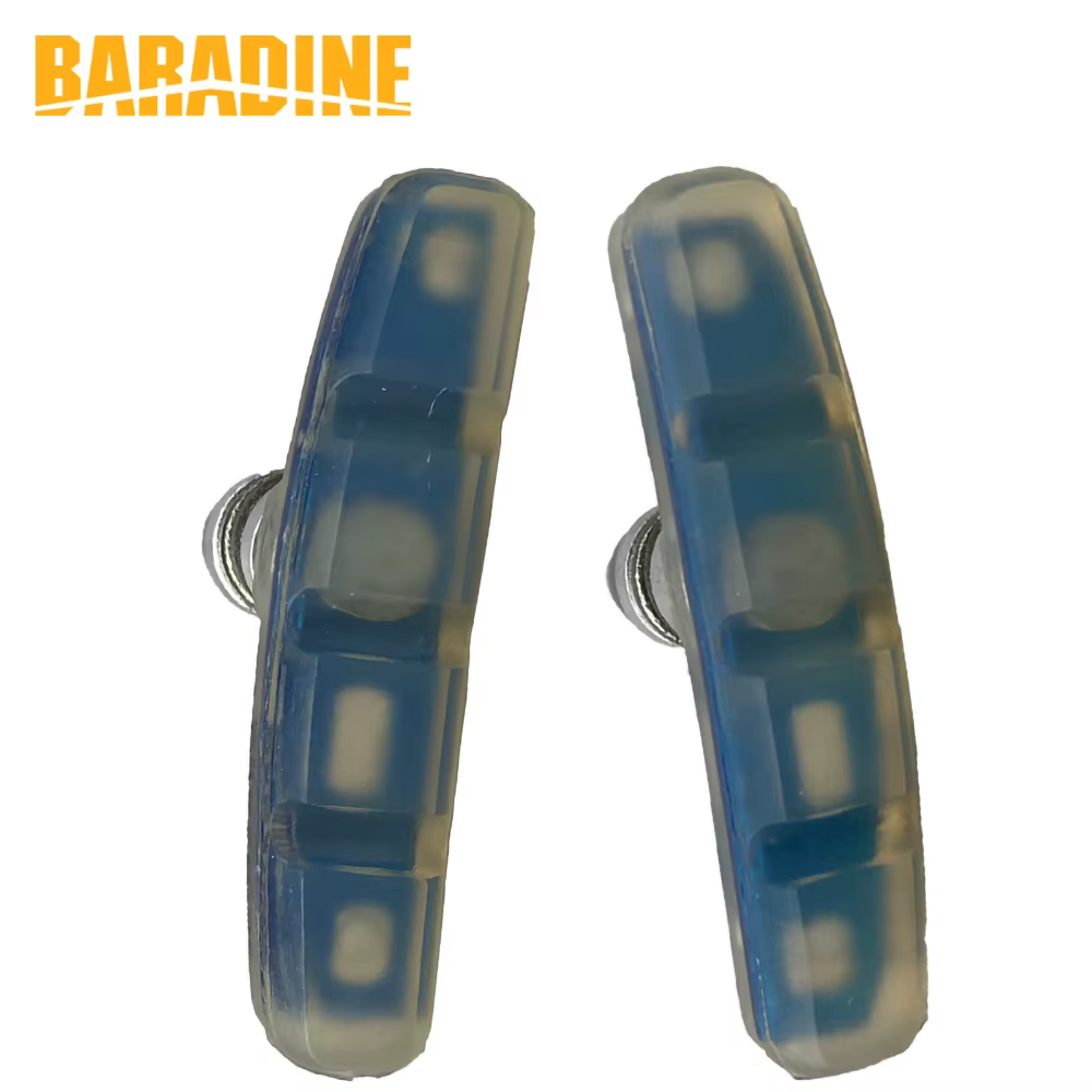 Baradine 948V vtt vélo de route v-brake chaussures Transparent 60mm plaquettes
