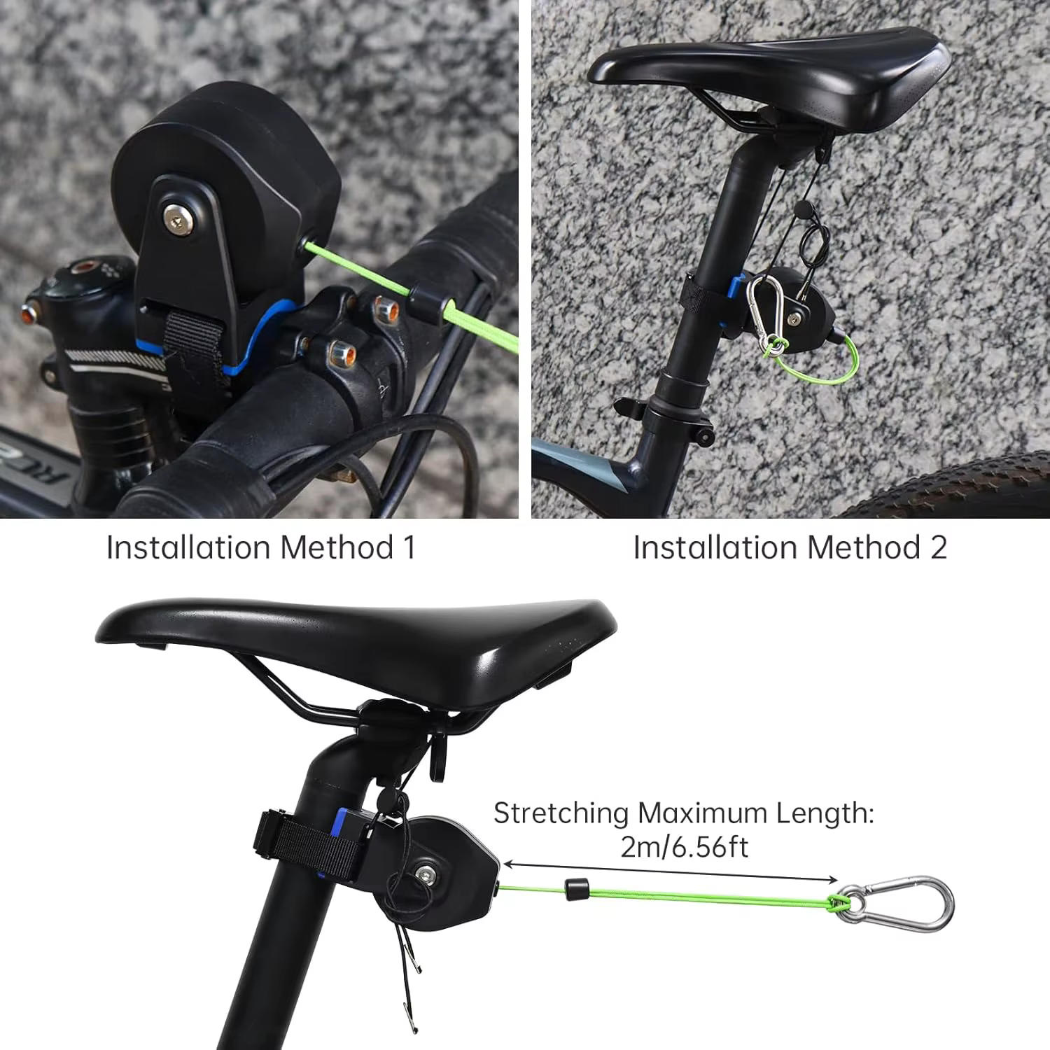 Remorque de vélo extensible - Système