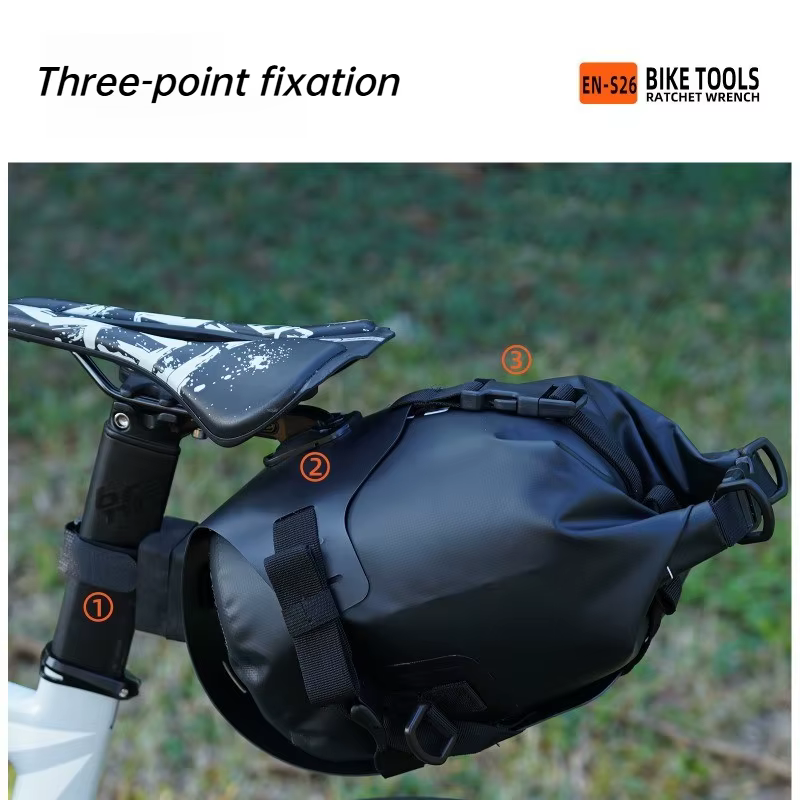 Support de sacoche arrière à fixation rapide pour vélo