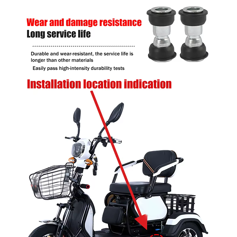 Nouvel ensemble de boulons de verrouillage pivotants pour vélo (1 ou 2 pièces) avec douilles pour vis d'absorption des