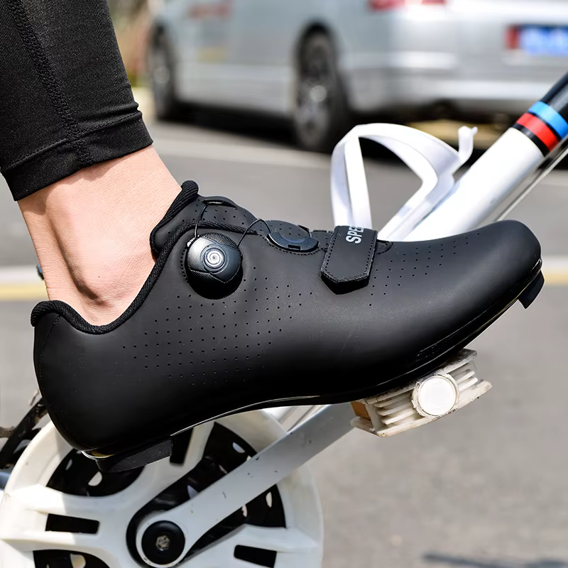 Chaussures de cyclisme vélo de route hommes course vitesse