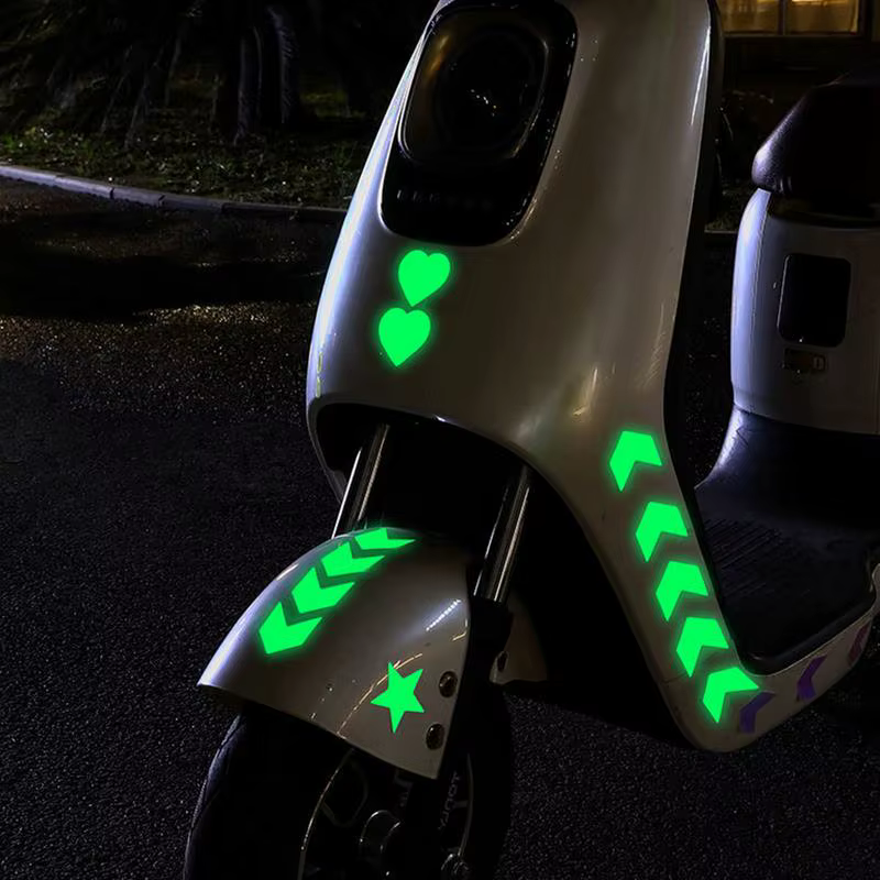 Autocollants réfléchissants pour vélo