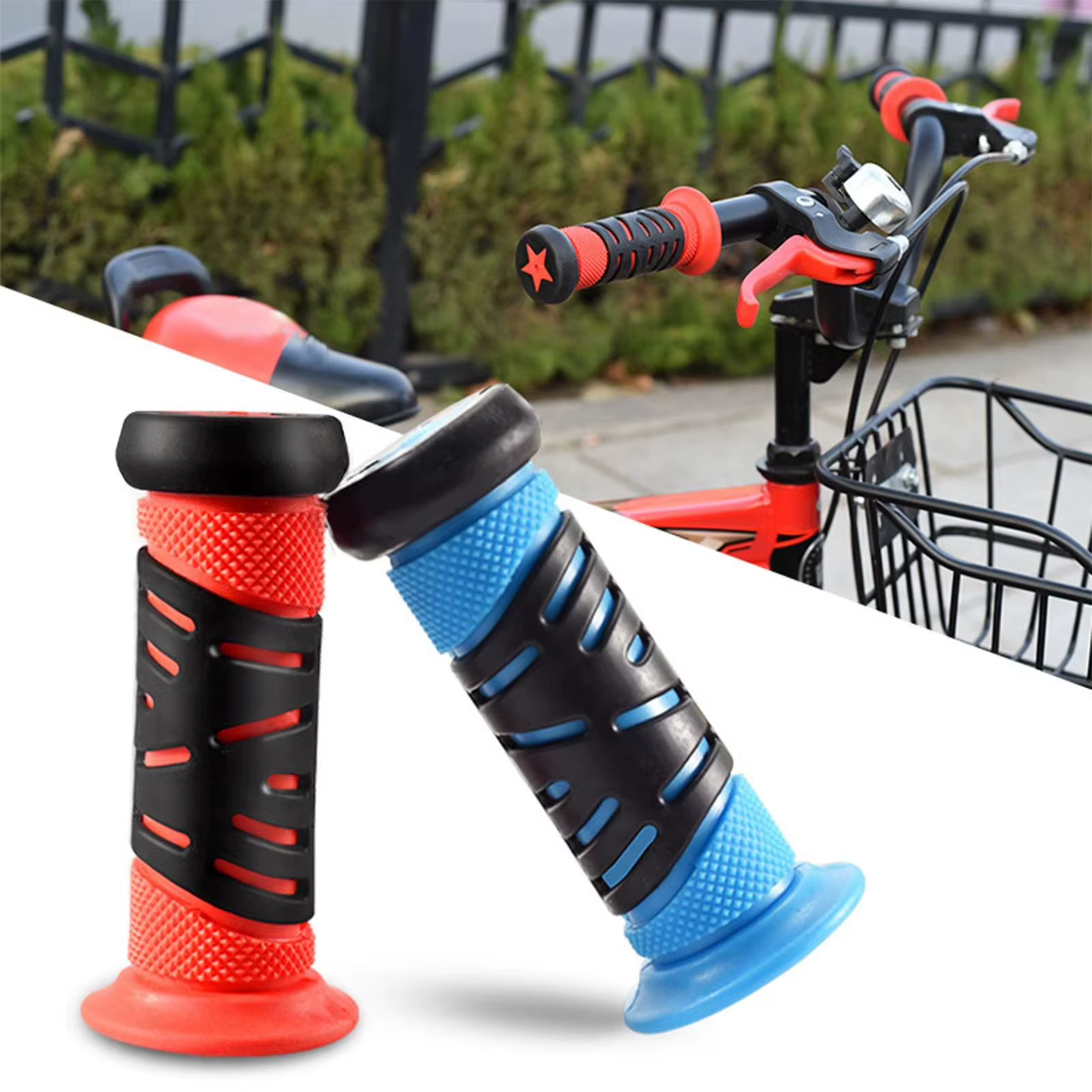 Poignées de guidon de vélo pour enfants