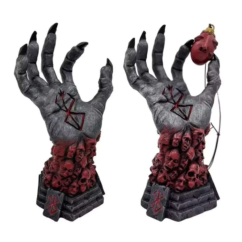 Statues gothiques à main de sorcière ou accessoire, ornement créatif en résine, clés murales esthétiques, support suspendu, cintres de sac, décoration murale pour la maison