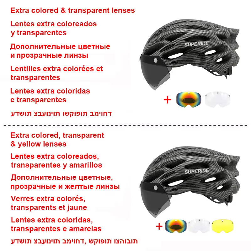Casque de cyclisme léger route vtt VTT vélo Led