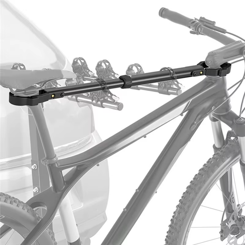 【TRAVEL ESSENTIAL】CXWXC Porte-vélo réglable avec barre transversale, adaptateur de tube supérieur pour vélos électriques, vélos de montagne à suspension intégrale