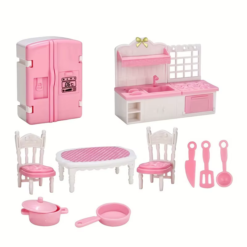 Ensemble de meubles miniatures pour la maison, accessoires de beurre pour chambre à coucher, salon, cuisine et maison, cadeau, 1:12