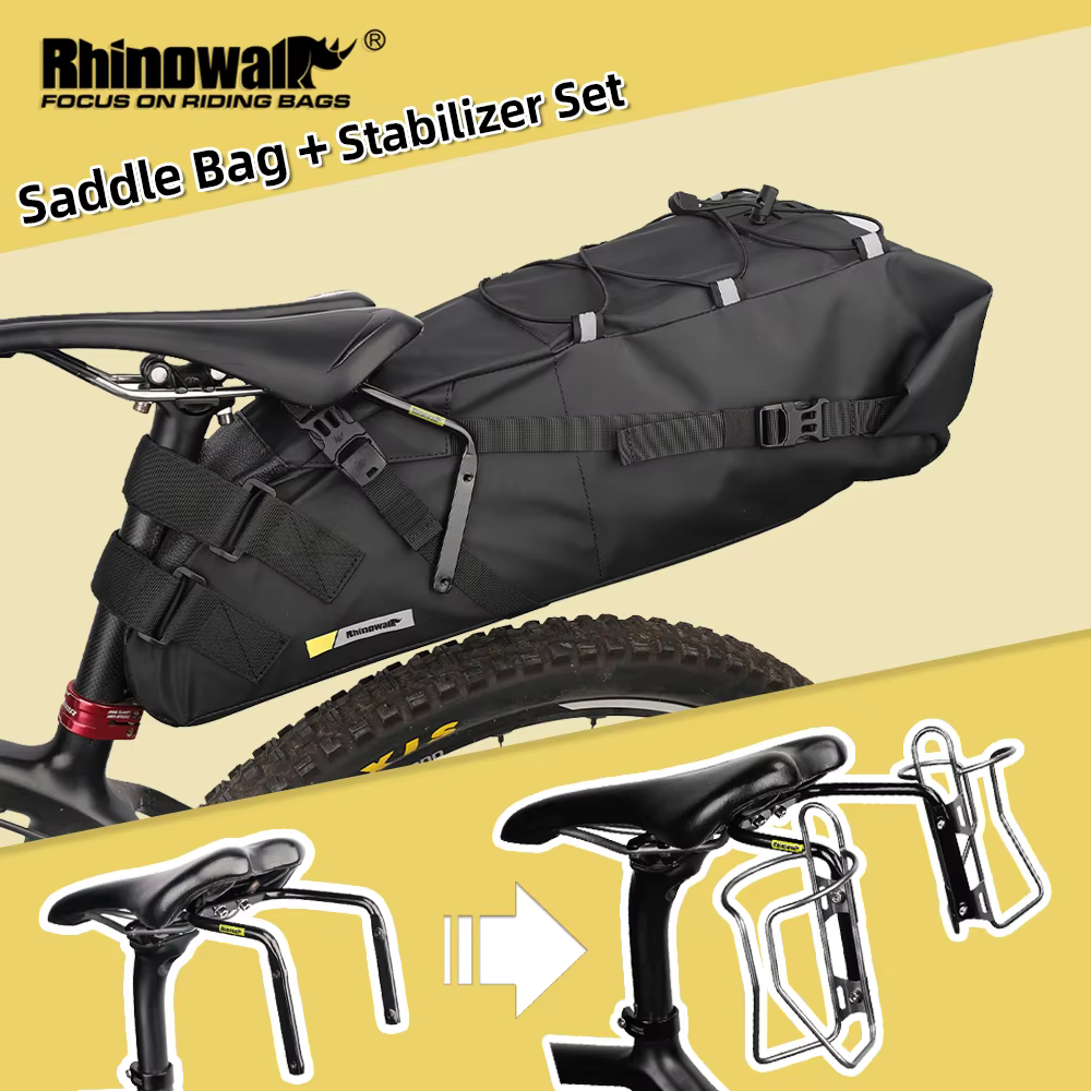 Rhinowalk – ensemble de sacoches de vélo + stabilisateur