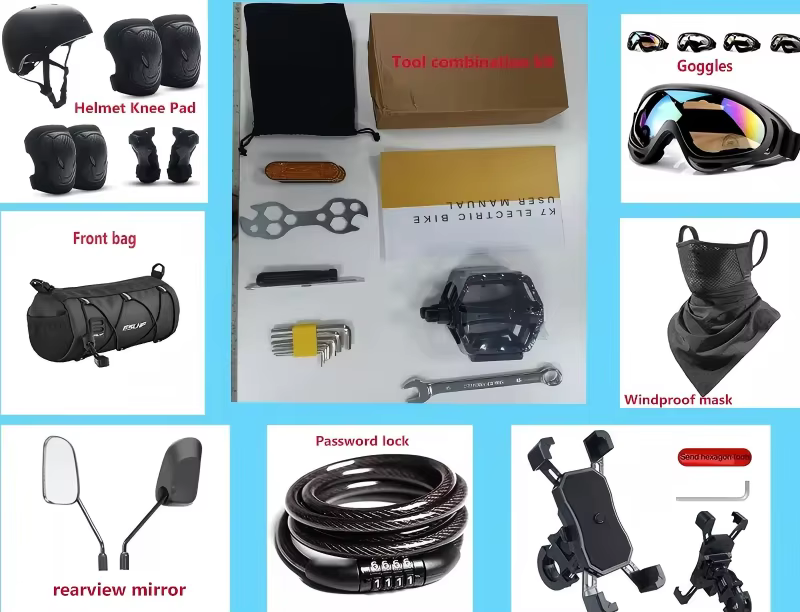Moto électrique K7 Ebike 3000W 40AH