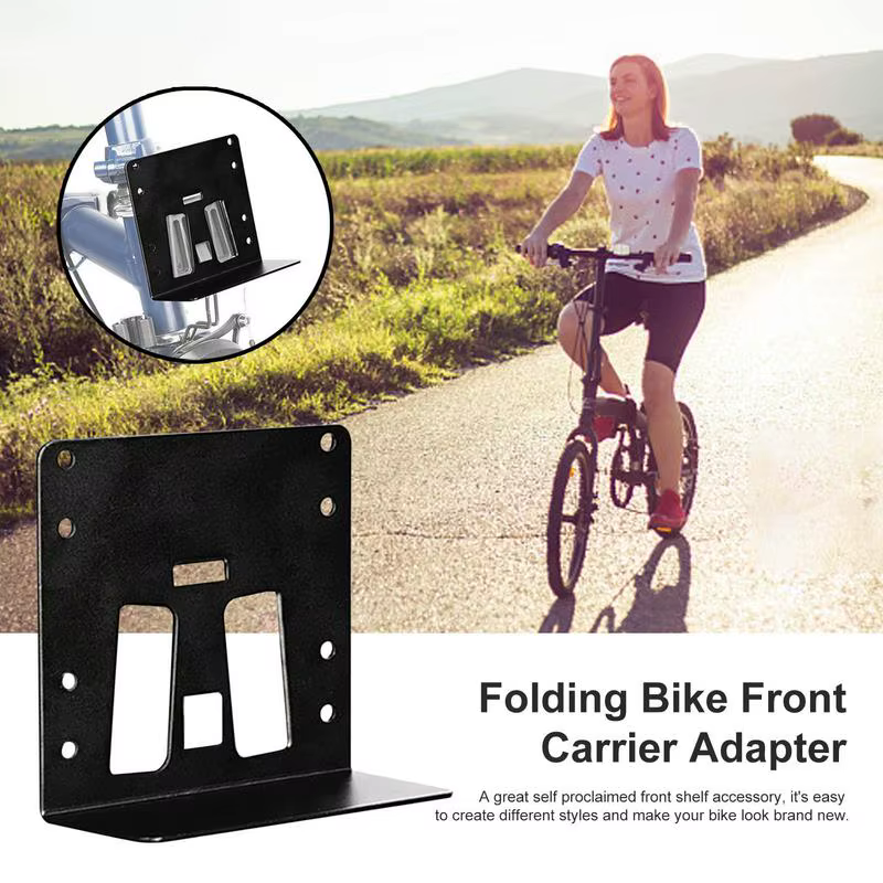 Sac adaptateur avant de vélo pliable en aluminium pour Bromptons