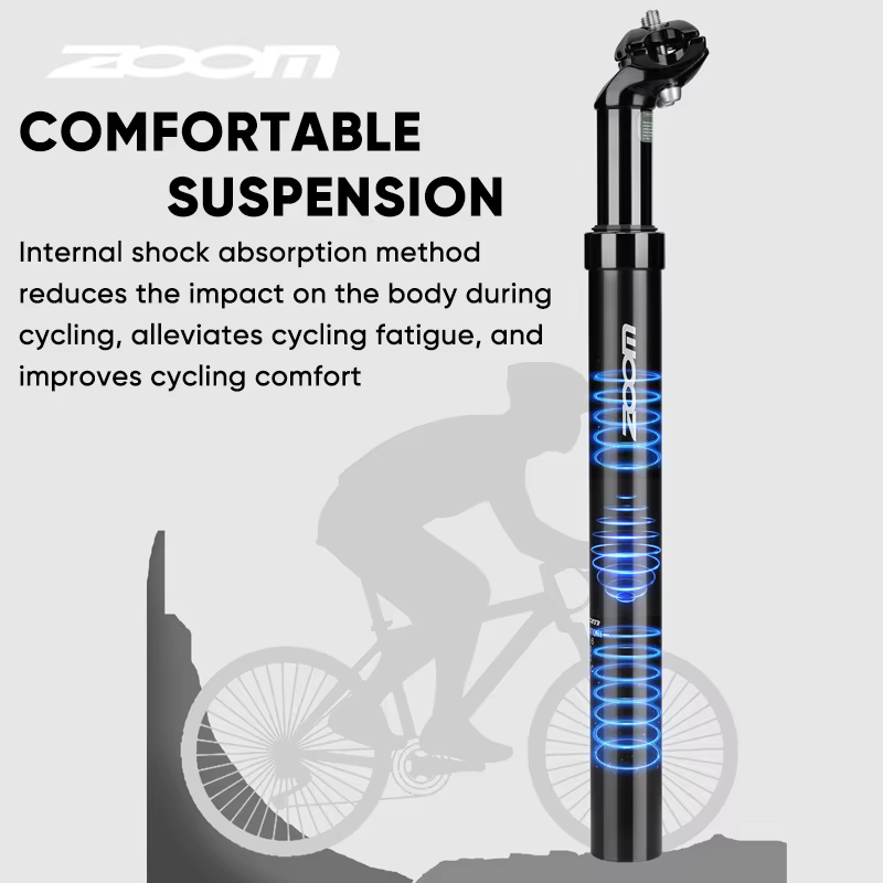 ZOOM vélo Suspension tige de selle 27.2/31.6/28.6/30.4/30.8/33.9mm vtt