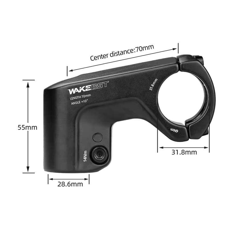 Wake-Adaptateur de potence de vélo de montagne