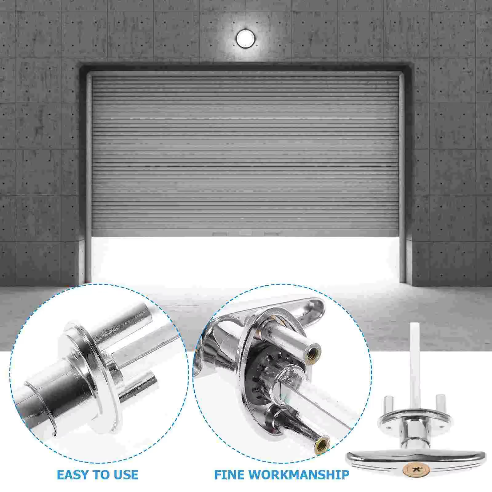 Pièces de porte de garage, Serrures de volet roulant, Accessoires de porte de garage, Serrure d'urgence à tirette, Serrure à tirette à âme en acier