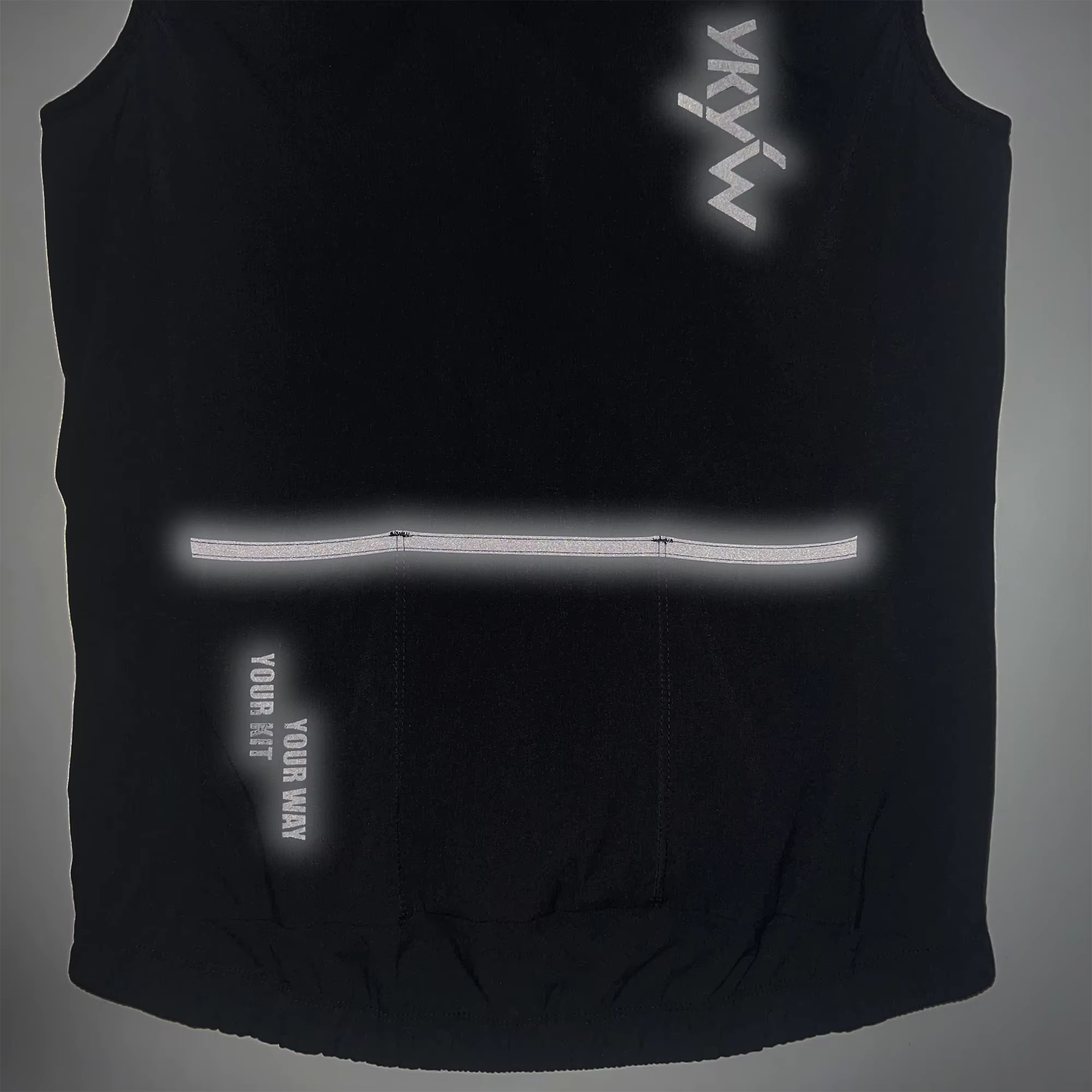 YKYWBIKE Gilet de cyclisme thermique en polaire pour homme