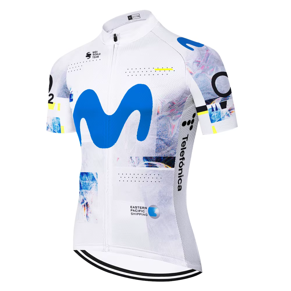 Movistar maillot de cyclisme course abbigliamento ciclismo estivo 2026 séchage rapide