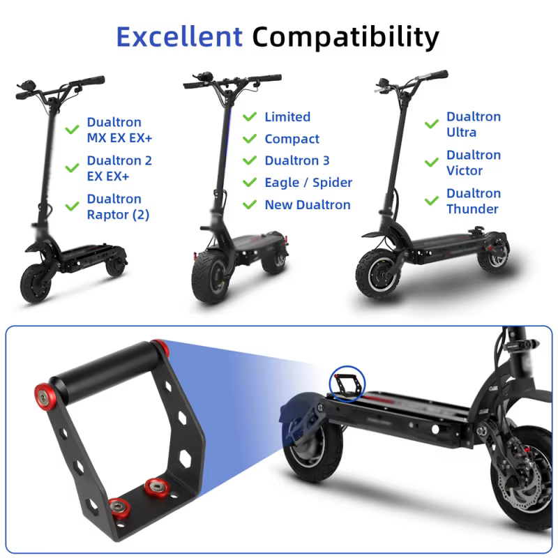 Support de pied de barre de poignée arrière pour Dualtron 1 2 3 Thunder Eagel ULTRA Limited Spider Raptor2 MX EX EX Dualtron2 EX + SPEEDWAY4 5