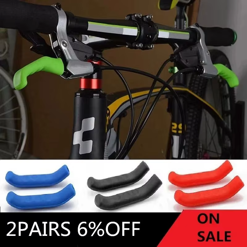 1/2/3 paires de poignées de levier de frein de vélo de protection en Silicone