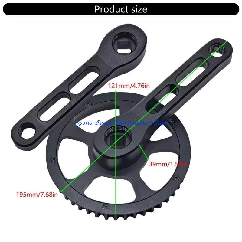 G7NF 46T 120mm pédalier trou carré pignon manivelle pour vélos montagne