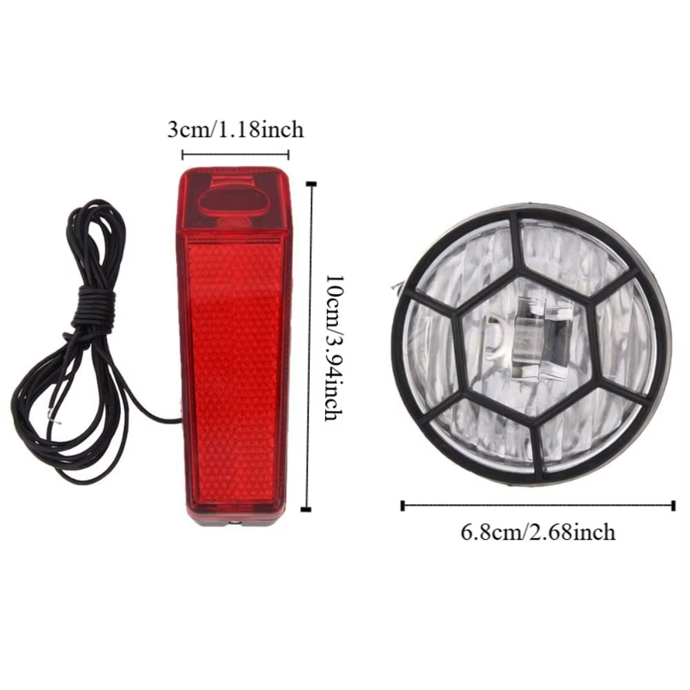 Ensemble de lumières de vélo Dynamo