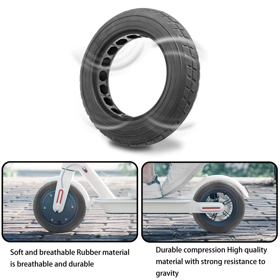 Pneu solide de 10 pouces pour Scooter électrique Xiaomi m365 Pro