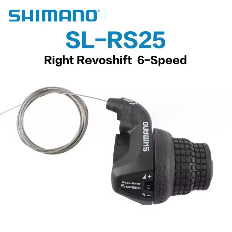 Levier de vitesses Shimano Tourney SL RS25 Revoshift Grip Bike Twist Shifter 3*6s 3*7s 18S 21s pour vélo avec poignées RS35 comme RS31 RS36