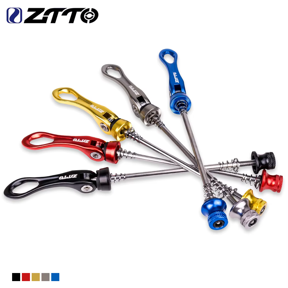 ZTTO QR vtt vélo de route moyeu de vélo levier de brochettes à dégagement rapide en alliage d'aluminium avant 100mm arrière 135mm jante roue de vélo de route de montagne