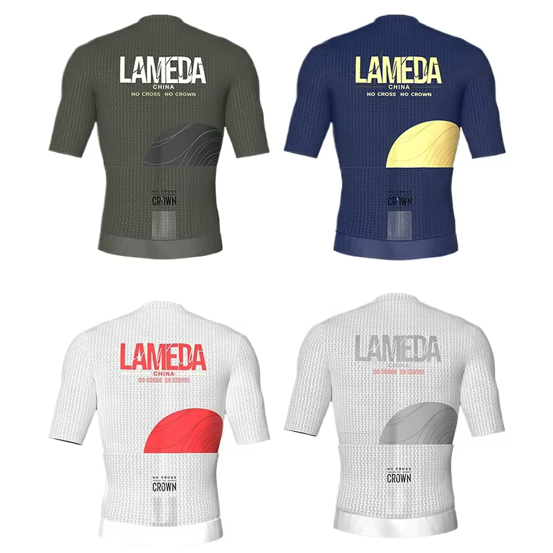 LAMEDA maillots hommes manches longues vtt vélo chemises tout-terrain