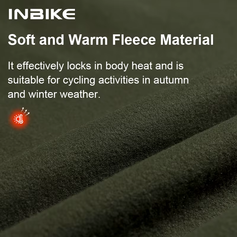 INBIKE 2025 hiver homme maillot de cyclisme à manches longues thermique polaire vélo
