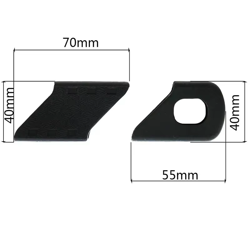 ENLEE 4 pièces/1 ensemble couvercle de protection de manivelle de VTT ensemble de manivelle de vélo vtt couvercle de bras de manivelle de protection accessoires de vélo universels