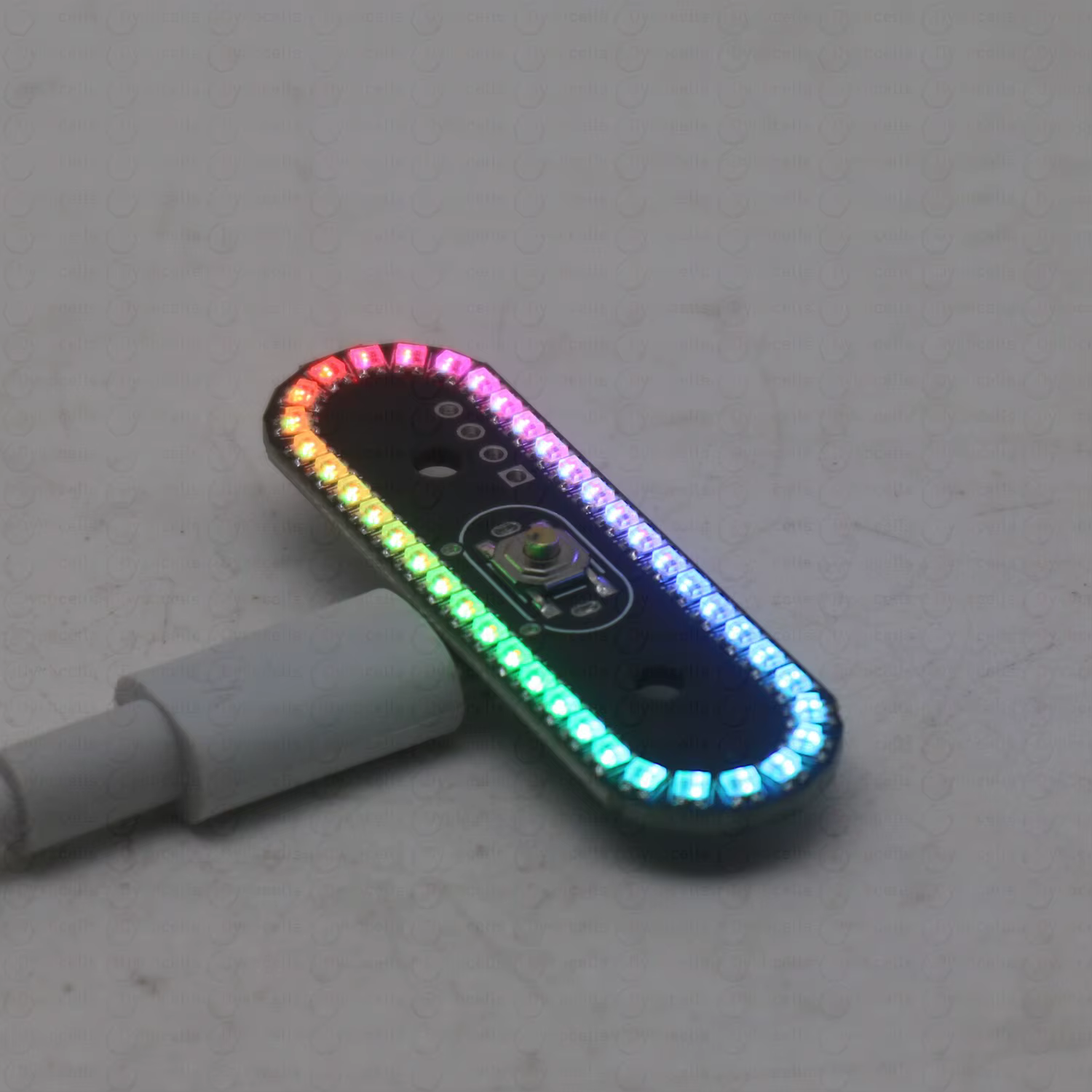 Feux arrière multicolores à effet dynamique, LED sans fil, clignotants, dégradés, respirants et rotatifs pour véhicules RC, avions et drones