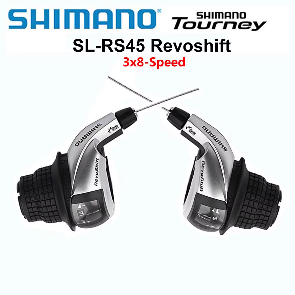 Shimano Tourney RS45 Revoshift poignée vélo torsion manette de vitesse levier 3x7s 3x8s 21s 24s