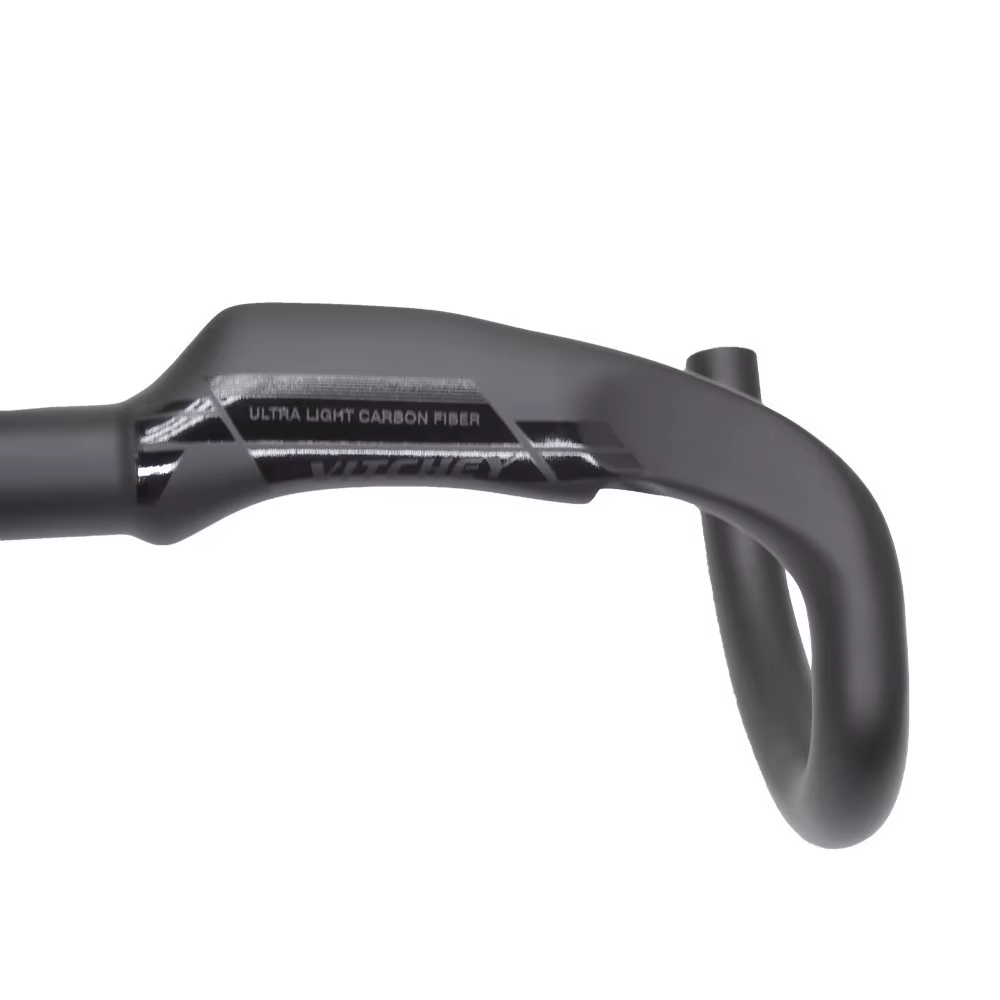 Vitchey T1000 Aero gravier guidon noir mat moitié routage interne