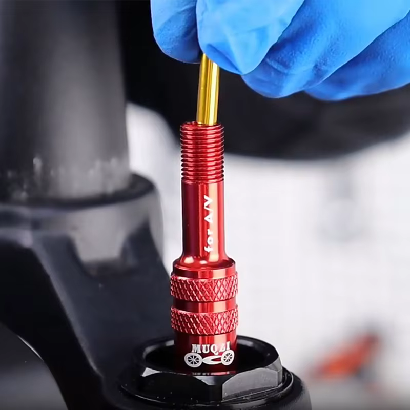 Adaptateur de Valve de fourche avant d'air de vélo
