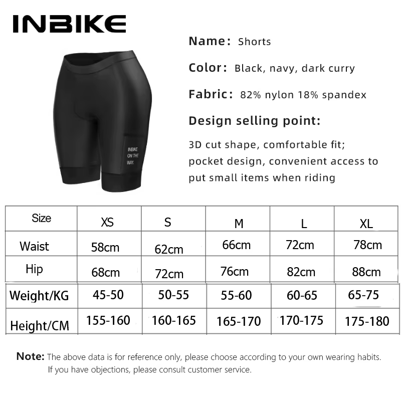Short de vélo rembourré pour femme