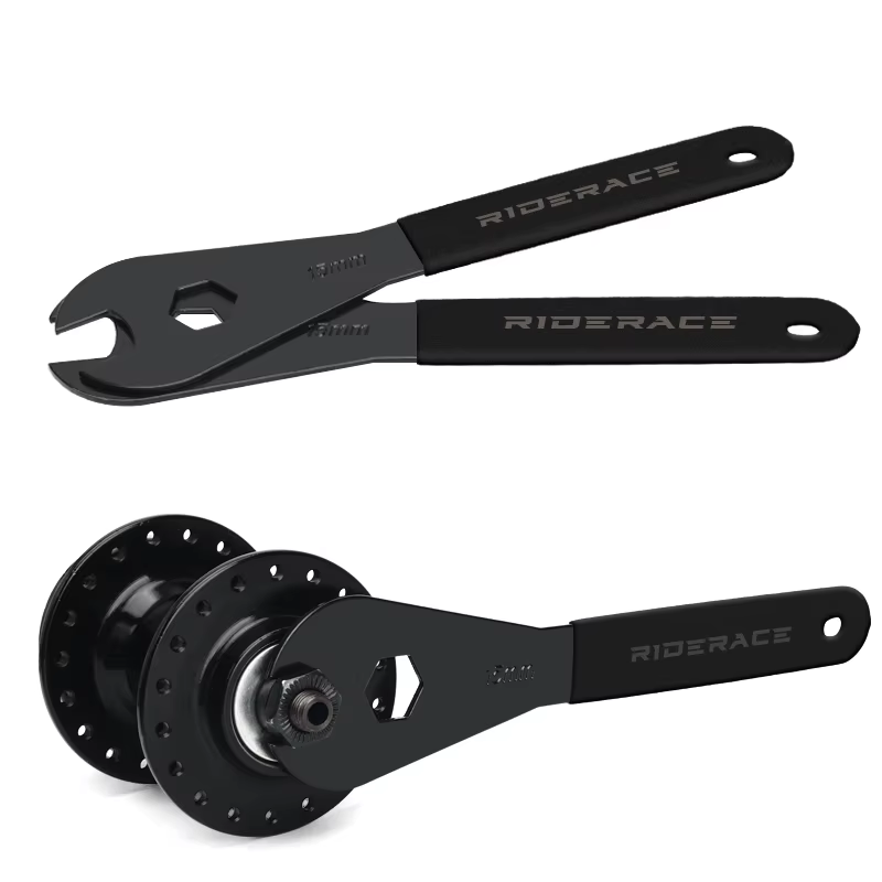 RIDERACE clé à pédale de vélo 15mm Durable pour moyeux de VTT vtt installer clé de retrait outils de réparation de cyclisme sur route