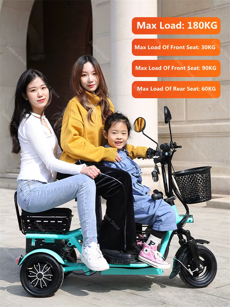 Tricycle électrique pliant pour adultes