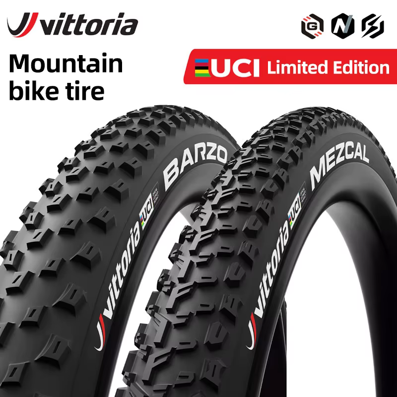 Pneu de vélo de montagne Vittoria Barzo / Mezcal 29x2.1 / 2.25 Tubeless Graphene Anti-crevaison Alliance Champion Edition