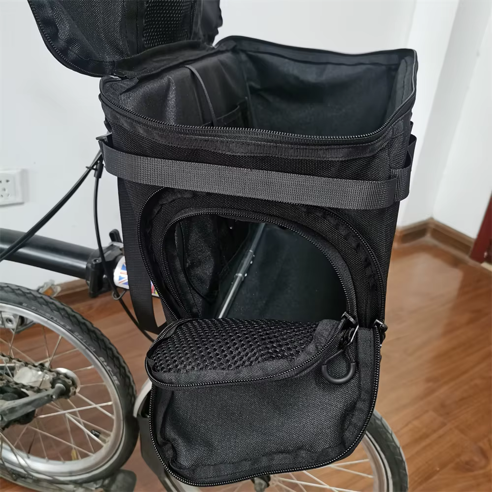 Sac de vélo pliant pour animaux de compagnie