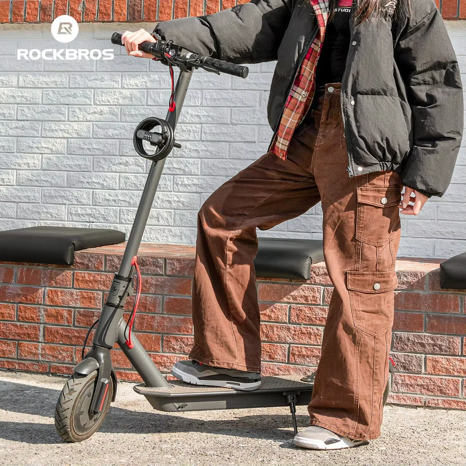 ROCKBROS – serrure principale et esclave pour Scooter