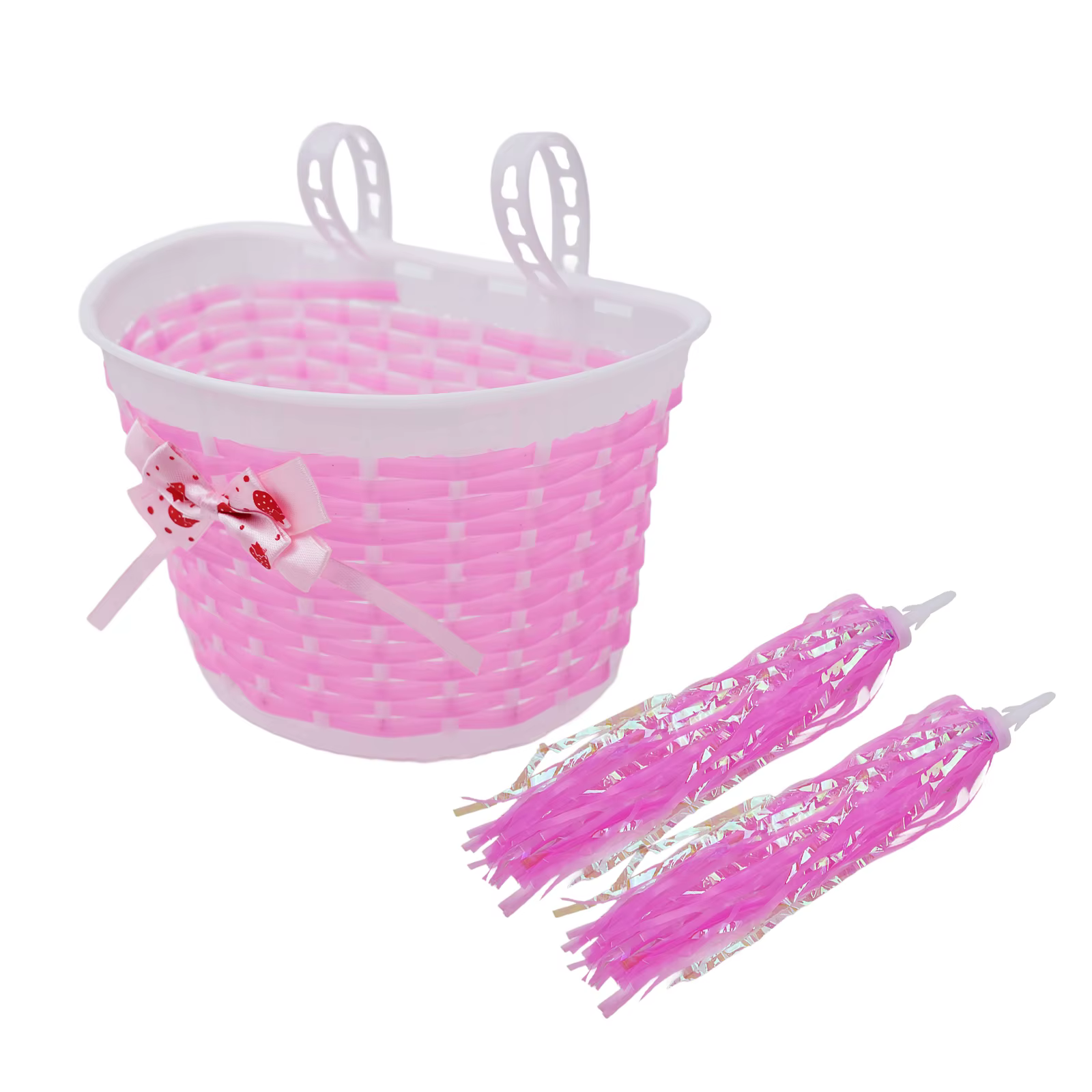 Kids Basket Handlebar Plastic Scooter Streamer Tassel Waterproof Bicycle Children Decoration Hot New Practical