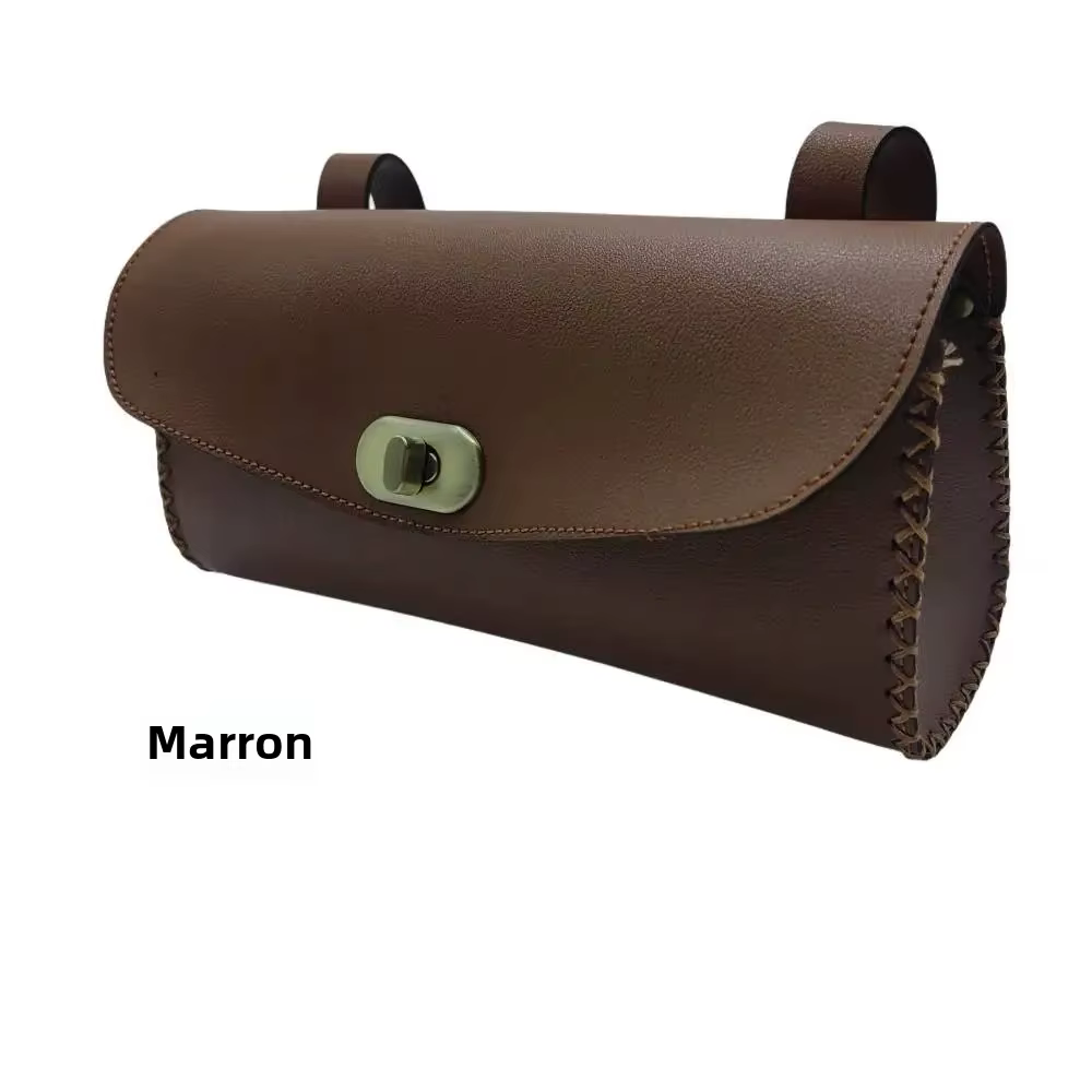 Sac de vélo rétro en cuir PU
