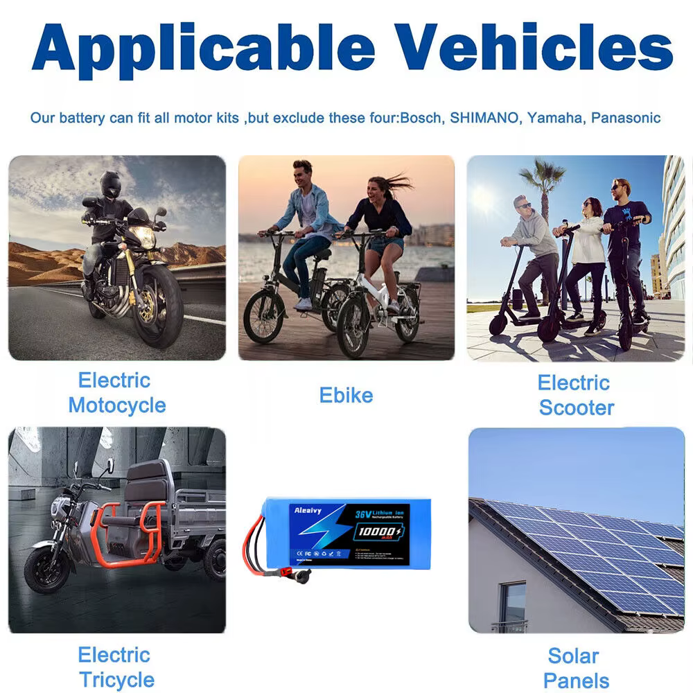 Batterie au lithium pour trottinette électrique 10S6P 36V 20000mAh