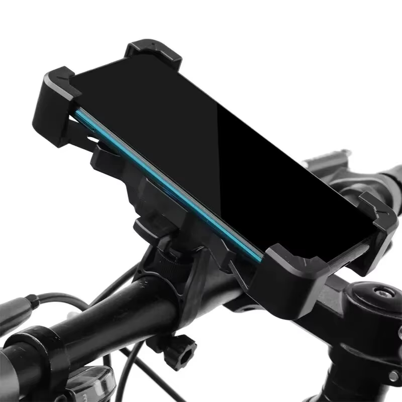Universel 360 ° Support de téléphone rotatif antidérapant pour vélo, support réglable pour VTT, moto, motocyclette - Accessoire de vélo