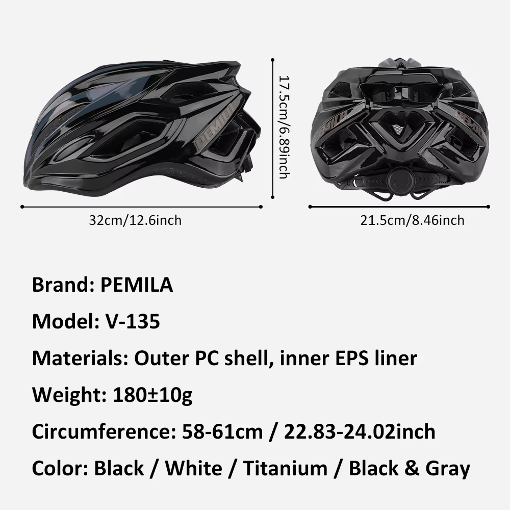 PEMILA nouveau casque de cyclisme ultraléger casquette de sécurité