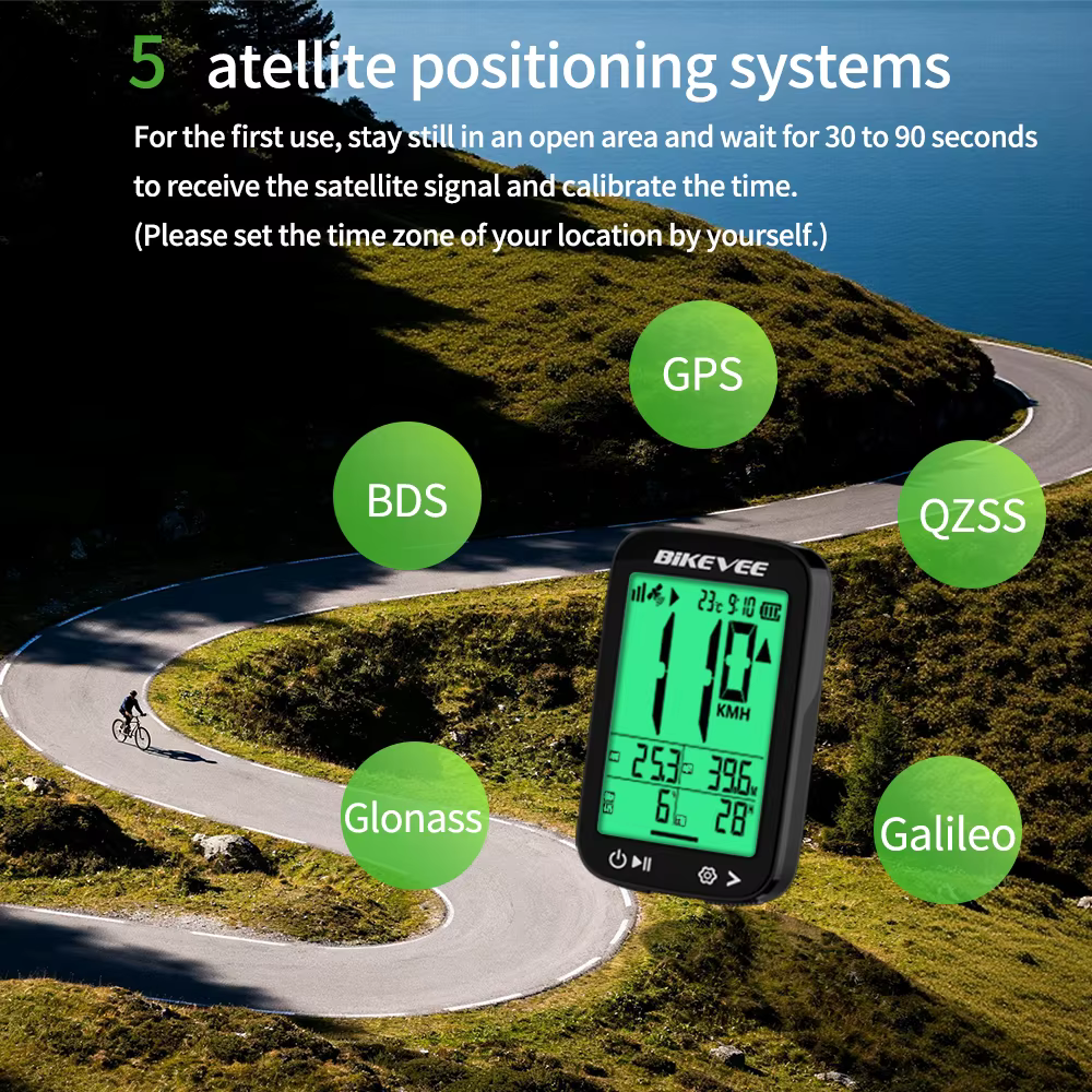 Compteur de vitesse de vélo GPS