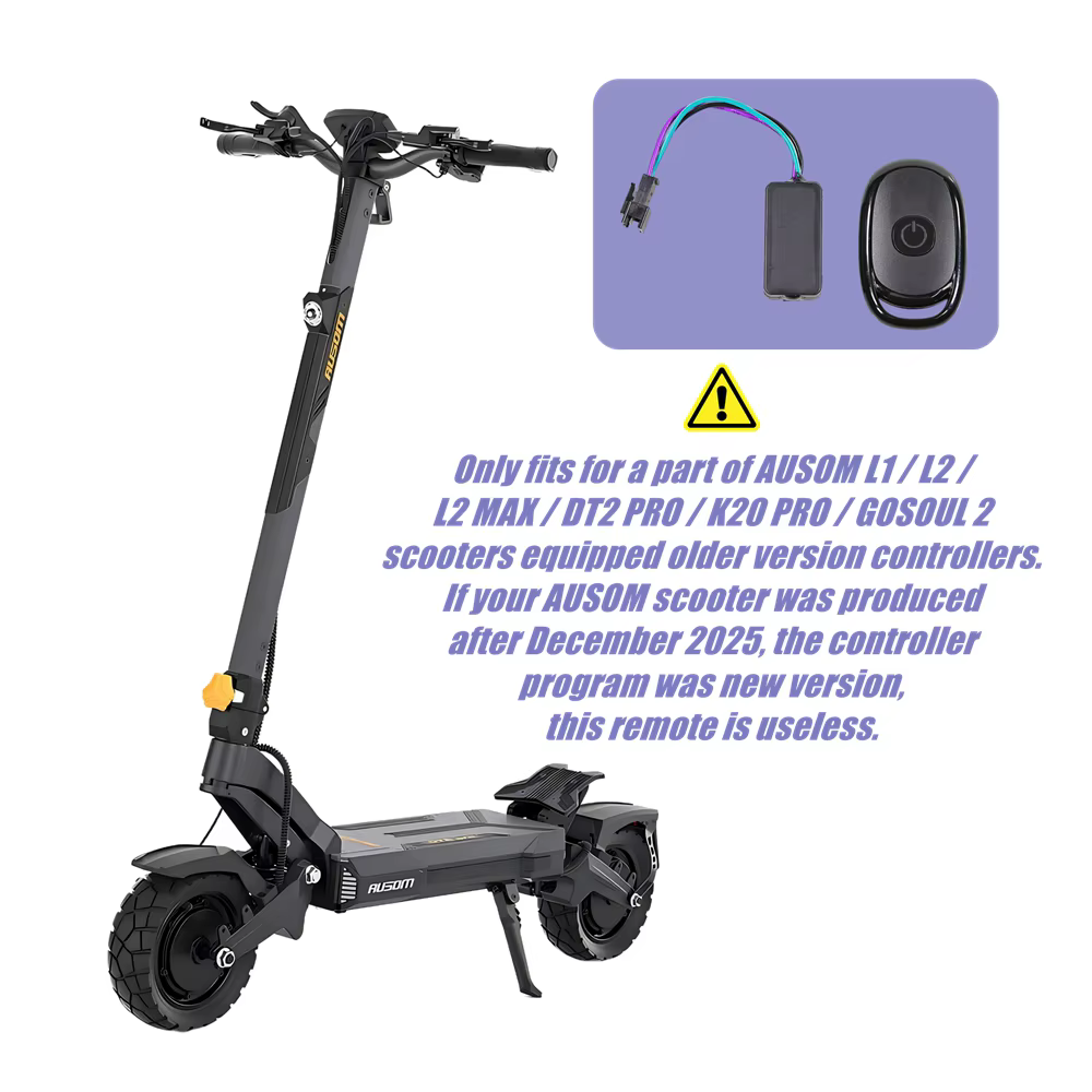 Interrupteur à distance pour limiteur de vitesse pour certains scooters électriques AUSOM L1 L2 MAX DT2 PRO K20 GOSOUL