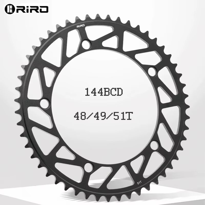 Plateau de pédalier de course RIRO 144BCD - Options 48T 49T 51T