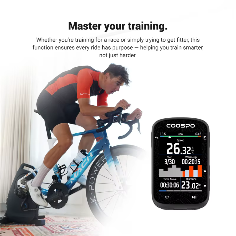 Nouveau COOSPO CS600 écran tactile ordinateur de vélo GPS carte colorée Navigation sans fil